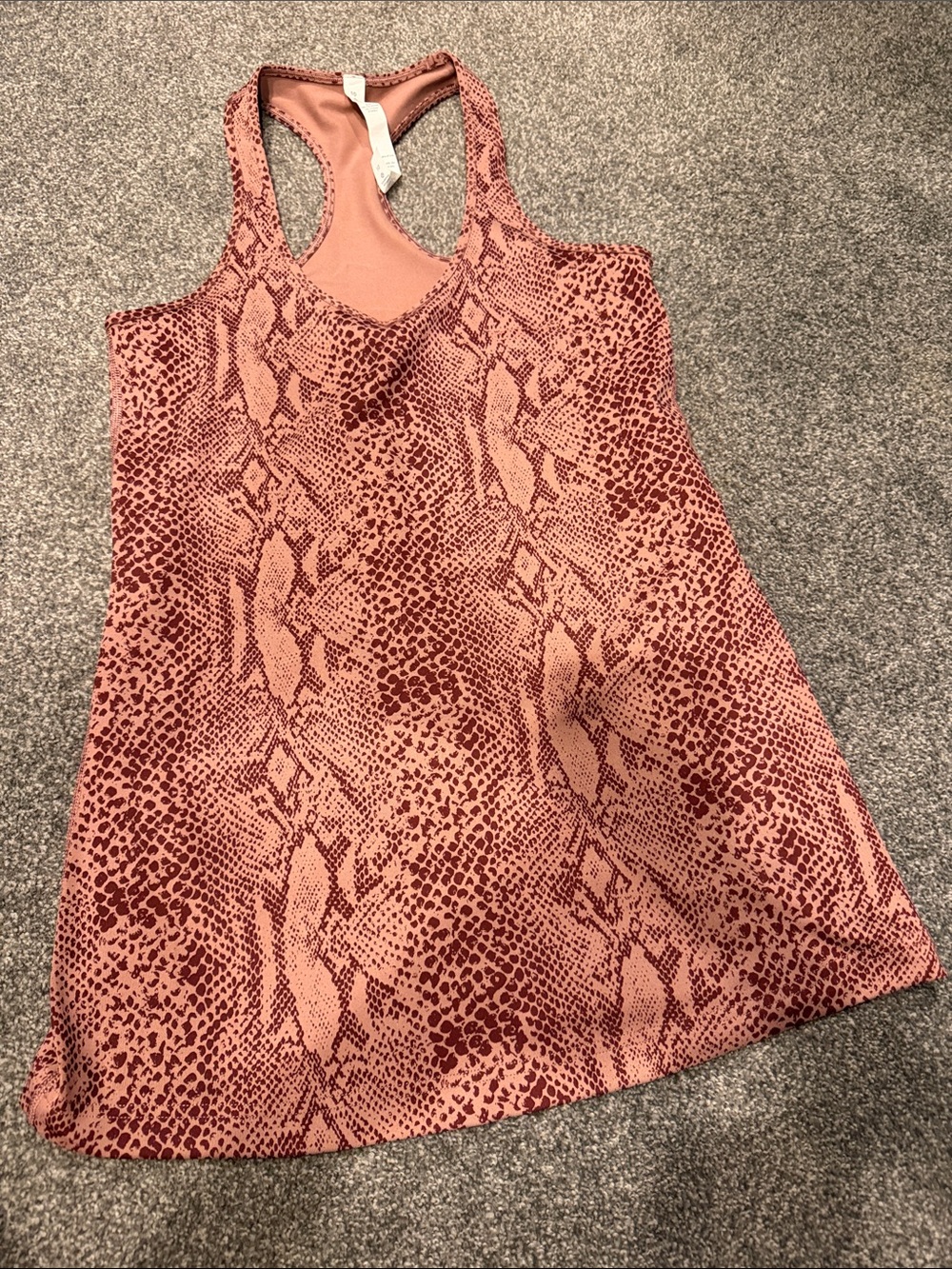 lululemon athletica Rose Snake-Print Racerback Tank